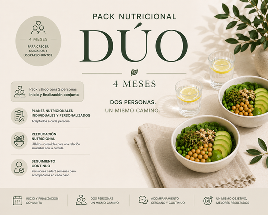 Pack Nutricional DÚO (2 personas)